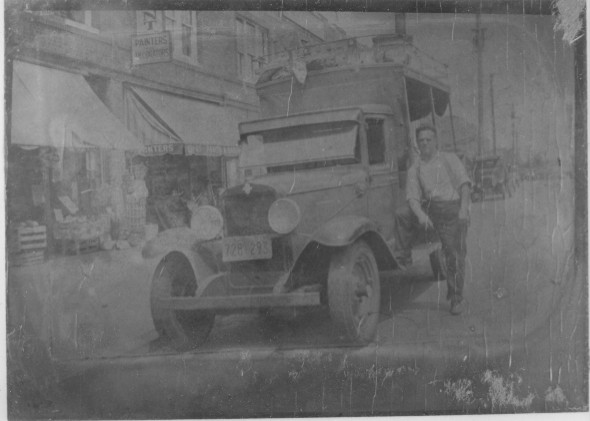 Circa 1935 - Harry with Produce Truck